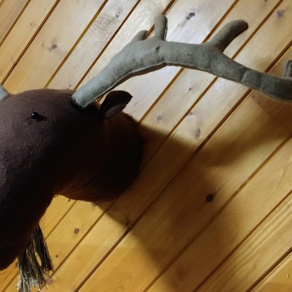Fabric Moose Head - Picture 4 of 7